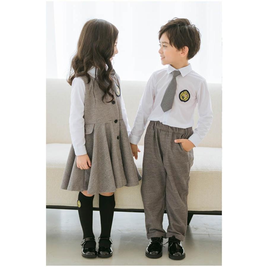 100〜160】韓国風 子供制服 幼稚園 小学生 女の子 男の子 5点セット
