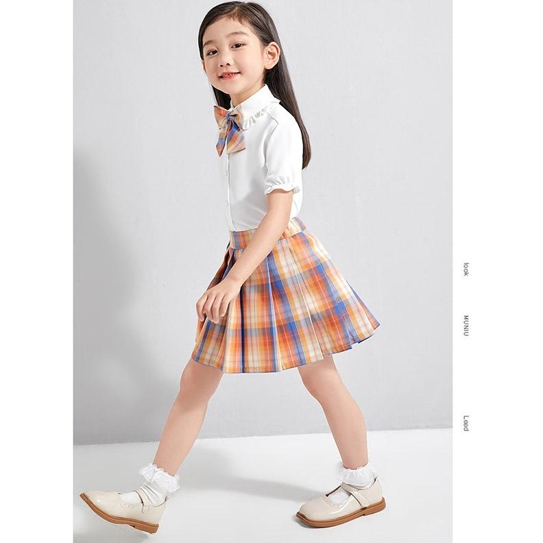 キッズスーツ 女の子 卒業式 チェック柄 プリーツスカート