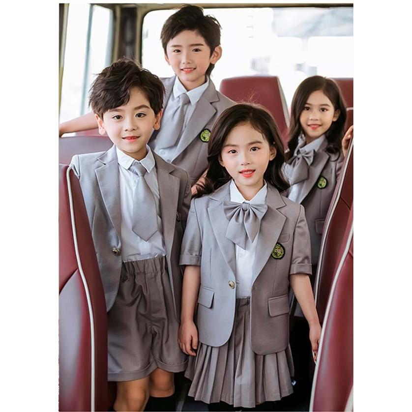 学生服 幼稚園 小学生 女の子 男の子 スクール服 ワンピース 半袖