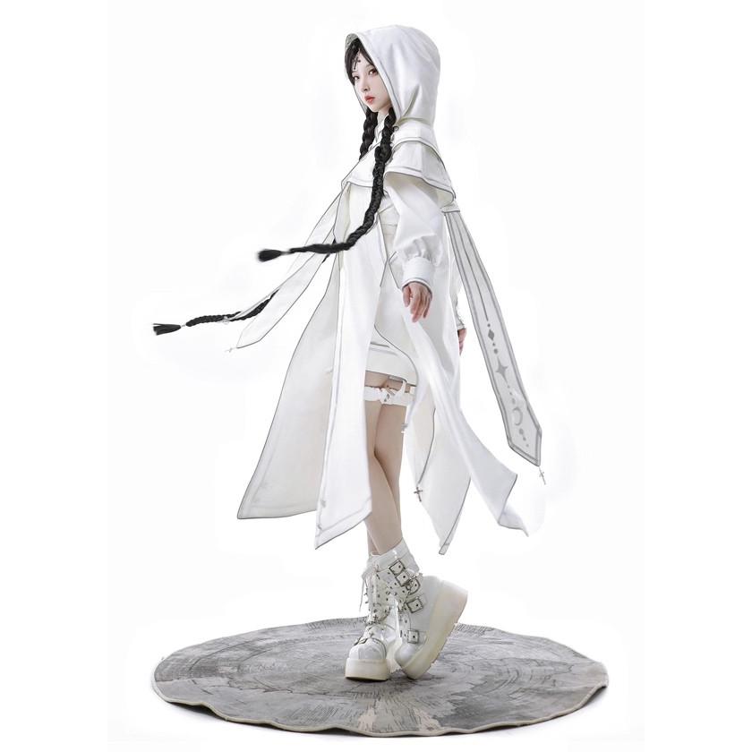 仮装 コスチューム ロリータ シスター風 魔法使い風 ハロウィン ショート丈 レディース ゴスロリ ロリィタファッション 長袖 ロリータワンピース_2