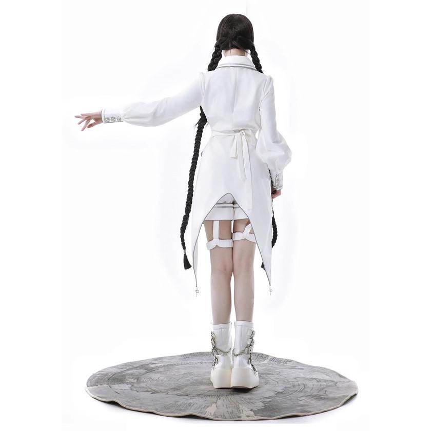 仮装 コスチューム ロリータ シスター風 魔法使い風 ハロウィン ショート丈 レディース ゴスロリ ロリィタファッション 長袖 ロリータワンピース_6