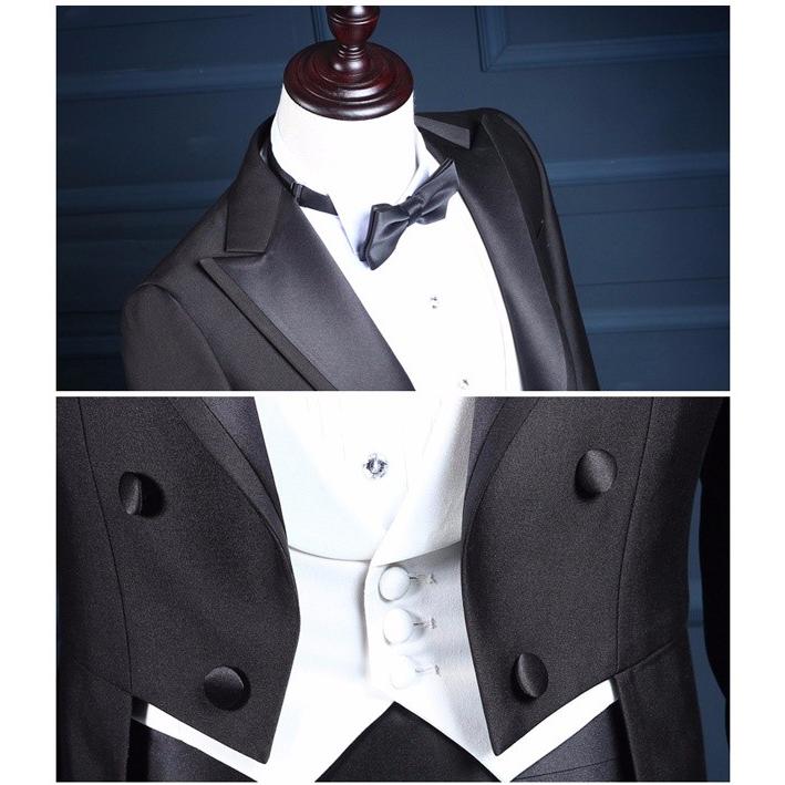 タキシード ダブルブレスト メンズフォーマル 結婚式 燕尾服