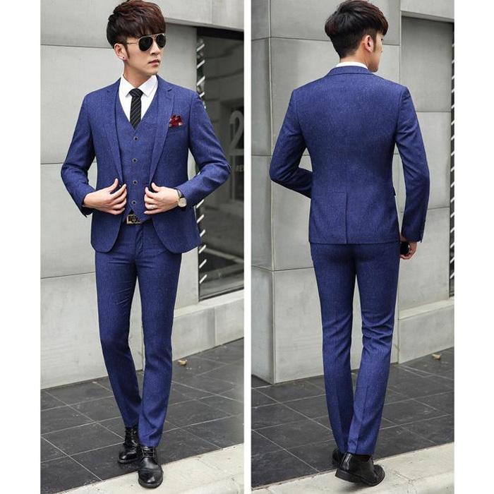 チェック柄 スリーピース スーツ メンズスーツ ビジネススーツ ベスト