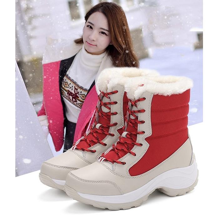 20.5〜26.0】スノーブーツ レディース 防水 おしゃれ ふわふわ スノー