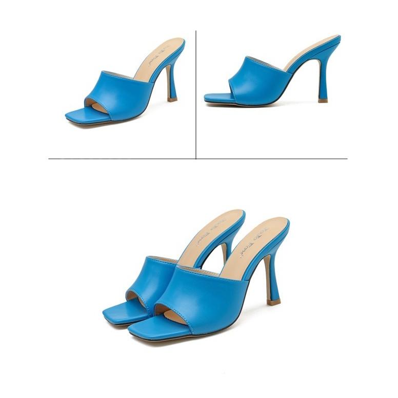 ミュール 9cm ハイヒール サンダル レディース シューズ ミュール 9cm ハイヒール サンダル レディース シューズ