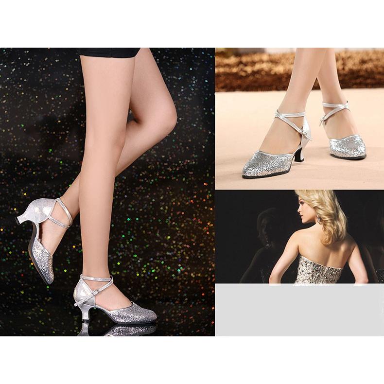 ラテンダンスシューズ ベリーダンスシューズ 社交ダンス靴 室外用 室内