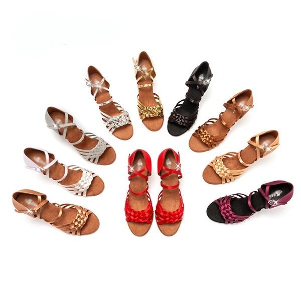 20.5~25.5】社交ダンスシューズ ラテンダンスシューズ ハイヒール 室内