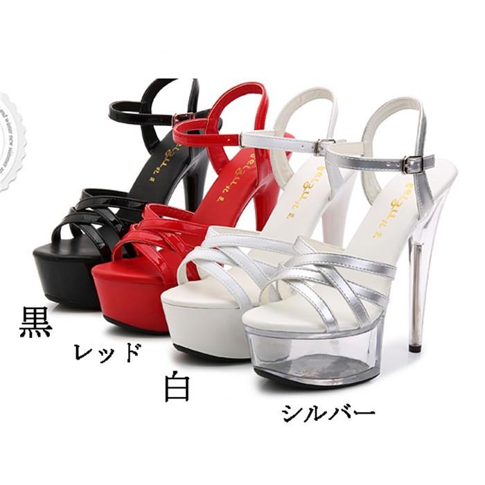 ✨ほぼ未使用品✨クロエ　ブーツ　ヒールサンダル　サイズ38 1/2（約25㎝） ハイヒール サンダル 超ハイヒール ヒール15cm 大きいサイズ 2エナメル