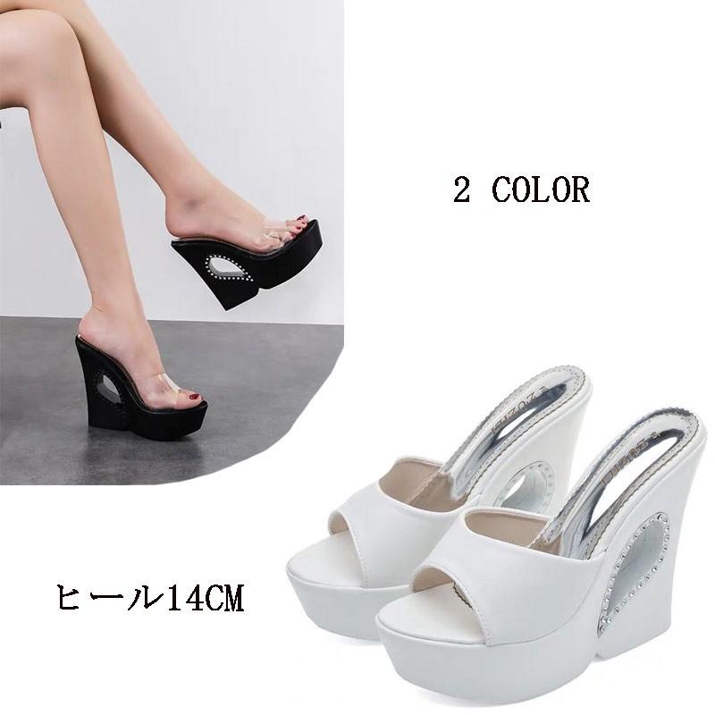 美脚 キャバ サンダル ヒール 厚底 パーティーサンダル ヒール