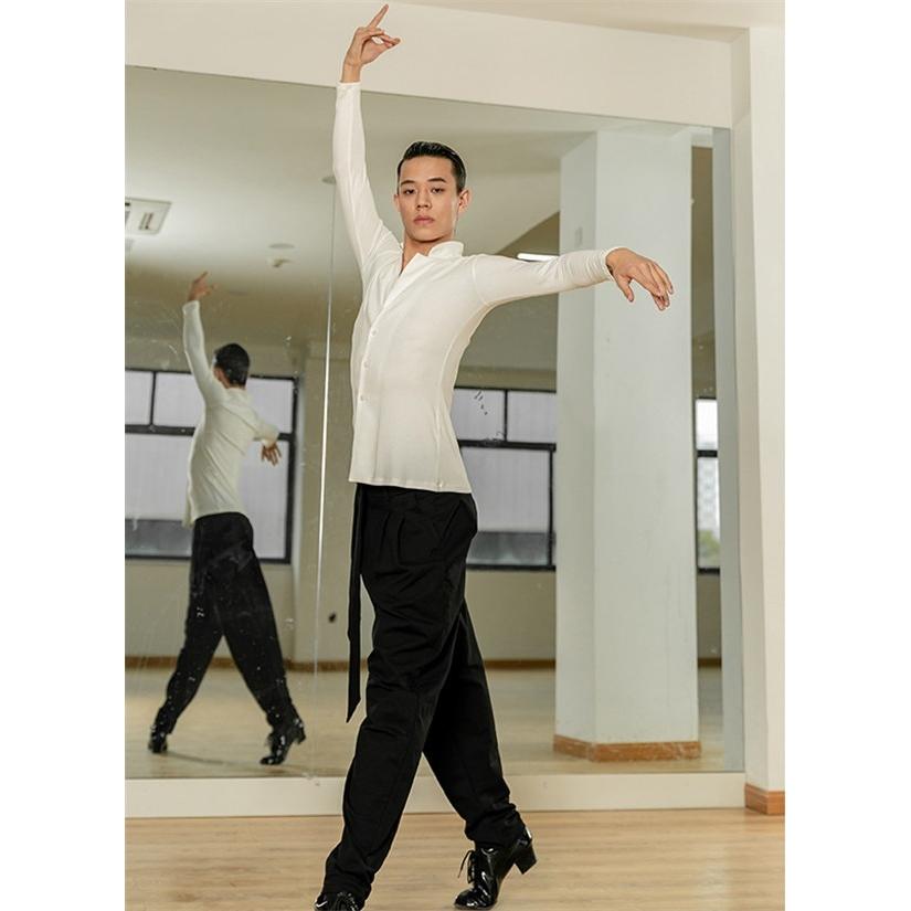 ラテンダンス用上着 単品 男性用 ダンス衣装 ラテン 上着 ダンスウェア トップス 練習着 メンズ ルンバ ラテンダンス上着 ステージ 衣装 競技用 長袖 黒 白 Dm475g4 フルグレース 通販 Yahoo ショッピング