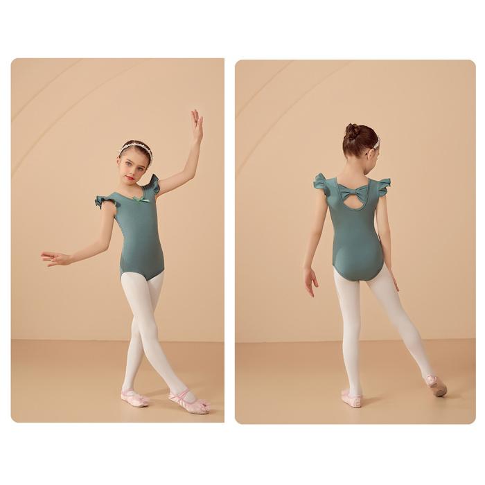 バレエ レオタード 子供 スカート付き チュチュ 女の子 半袖 キッズ バレエ衣装 練習着 レッスン 発表会 舞台 ダンス 新体操 上品 可愛い 110〜160cm |  | 03