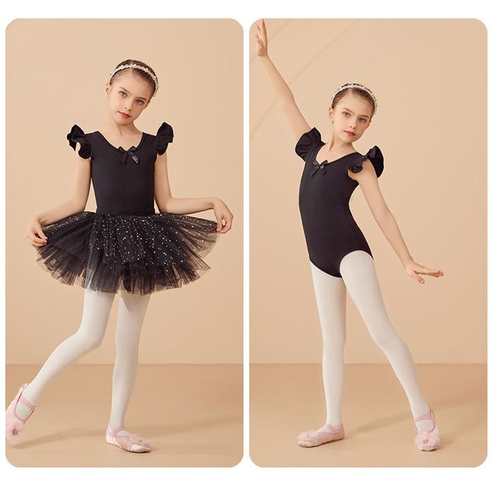 バレエ レオタード 子供 スカート付き チュチュ 女の子 半袖 キッズ バレエ衣装 練習着 レッスン 発表会 舞台 ダンス 新体操 上品 可愛い 110〜160cm |  | 06