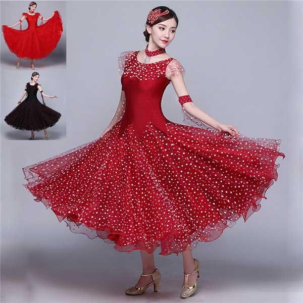 無料長期保証 ダンス衣装 社交ダンス モダンドレス ラテンドレス 半袖 黒 赤 ラテン衣装 大きい裾 大きいサイズ ダンス衣装 ワンピース ダンス発表会 競技着 練習着 Dm951d3 フルグレース 通販 Yahoo ショッピング 即納特典付き Mobile Scotturb Com