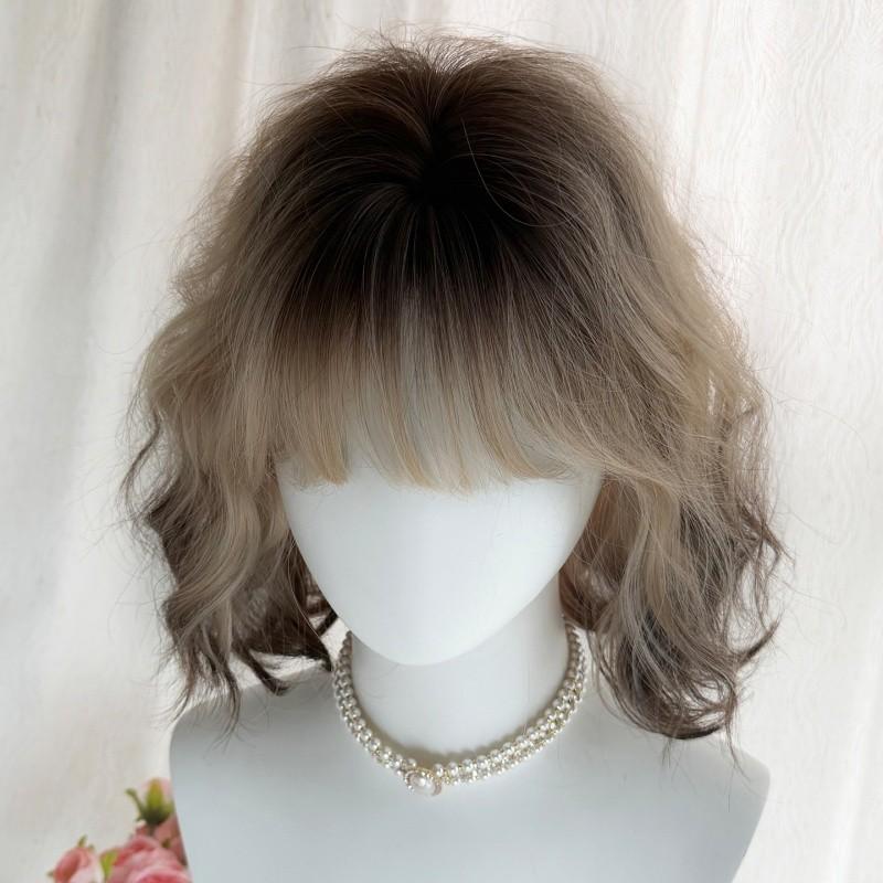 ウィッグ レディース フルウィッグ ストレートヘア 前髪あり ぱっつん前髪 コスプレ 仮装 レディース 個性的 パーティー イベント ロリータ ハロウィン | 