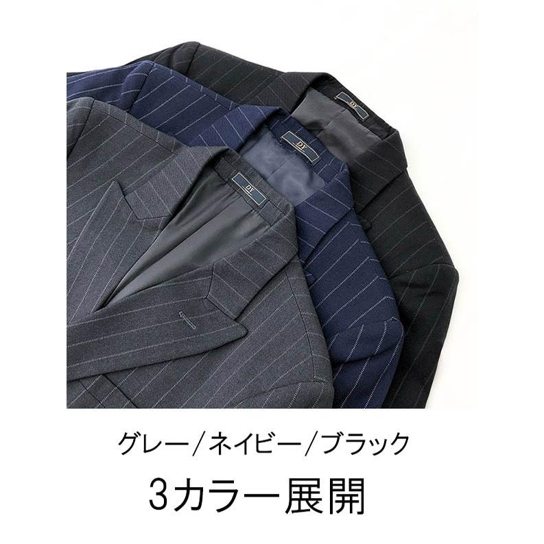 メンズ スーツ 二つボタン ストライプ ビジネススーツ スリムスーツ