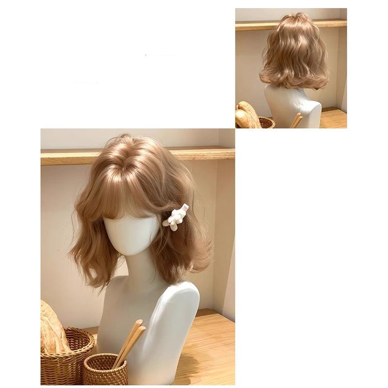 フルウィッグ ショート レディース ハロウィン ふんわり前髪 前髪あり 原宿風 かつら 巻き毛 かつら コスチューム コスプレ 仮装 大人 ロリータ ゴールド |  | 03