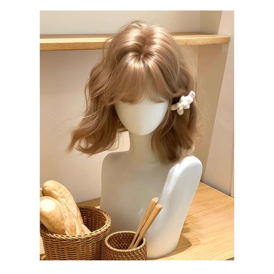フルウィッグ ショート レディース ハロウィン ふんわり前髪 前髪あり 原宿風 かつら 巻き毛 かつら コスチューム コスプレ 仮装 大人 ロリータ ゴールド |  | 04