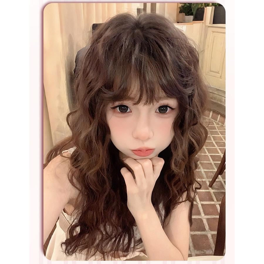 ウィッグ ロング 前髪ぱっつん 巻き毛 前髪あり フルウィッグ ロングウィッグ 可愛い コスレ ロリータ ゴスロリ 原宿 レディース コスチューム ブラウン |  | 06