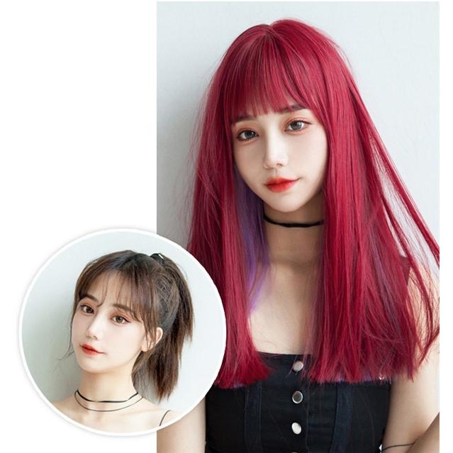 ウィッグ ミディアム 赤髪 レディース フルウィッグ ロング かわいい 超自然 普段使い 透けバング かつら Wig ロング レイヤー 小顔効果抜群 原宿 耐熱ウィッグ Dp064g4 フルグレース 通販 Yahoo ショッピング