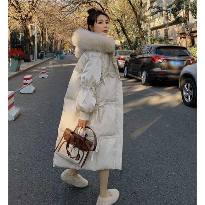 中綿コート レディース 秋冬 防寒 ロングコート アウター 冬服 オーバーサイズ ゆったり感 ファー付き フード付き 撥水 厚手 あったか |  | 05