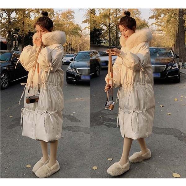 中綿コート レディース 秋冬 防寒 ロングコート アウター 冬服 オーバーサイズ ゆったり感 ファー付き フード付き 撥水 厚手 あったか |  | 08