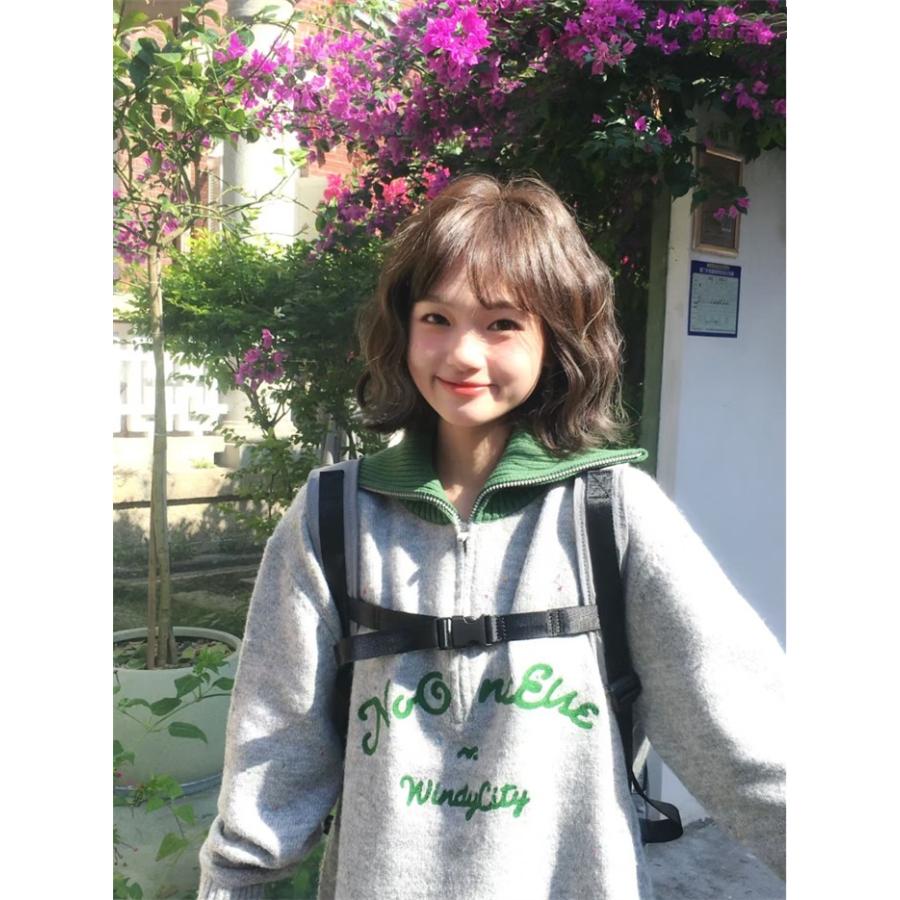 フルウィッグ ショート レディース ふんわり前髪 前髪あり 原宿風 かつら ぱっつん前髪 コスプレ 可愛い コスチューム 仮装 大人用 イベント  ブラウン |  | 02