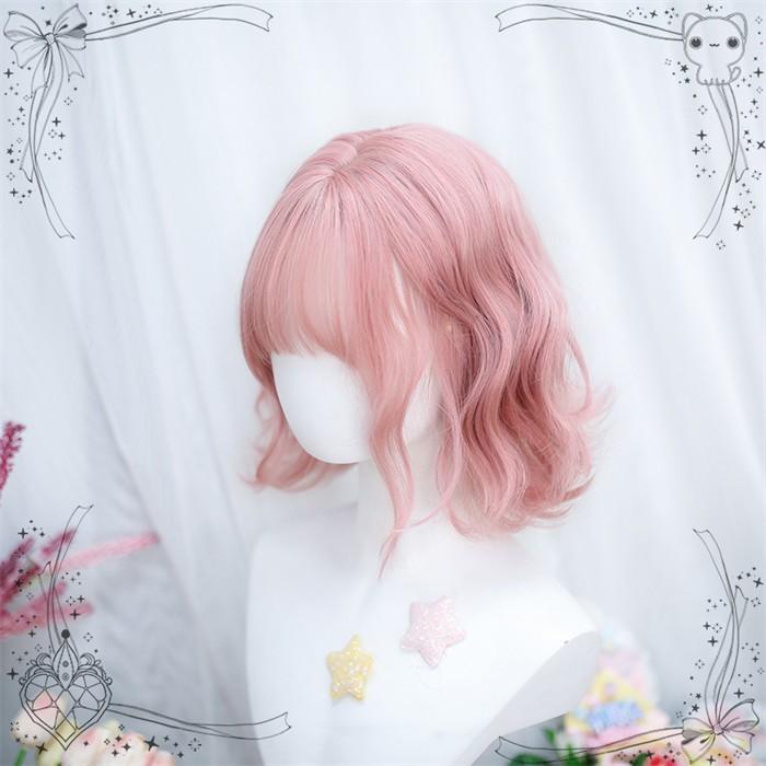 フルウィッグ ショート レディース ハロウィン ふんわり前髪 前髪あり 原宿風 かつら ぱっつん前髪 コスプレ 可愛い コスチューム 仮装 大人用 ピンク |  | 01