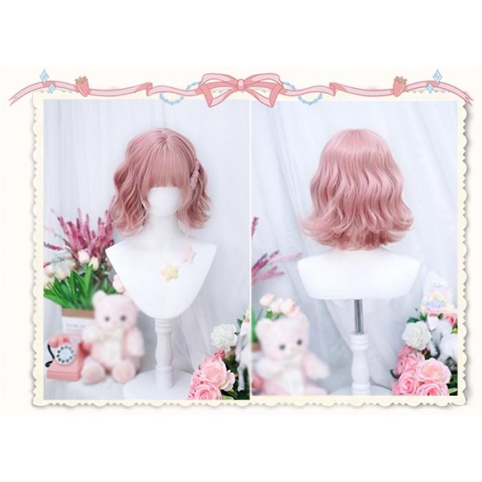 フルウィッグ ショート レディース ハロウィン ふんわり前髪 前髪あり 原宿風 かつら ぱっつん前髪 コスプレ 可愛い コスチューム 仮装 大人用 ピンク |  | 04