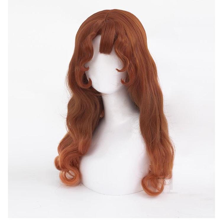 ウィッグ フルウィッグ ロング カール ブラウン オレンジ 姫系 ドール風  グローリーパーク 可愛い コスプレ ブラウン |  | 01