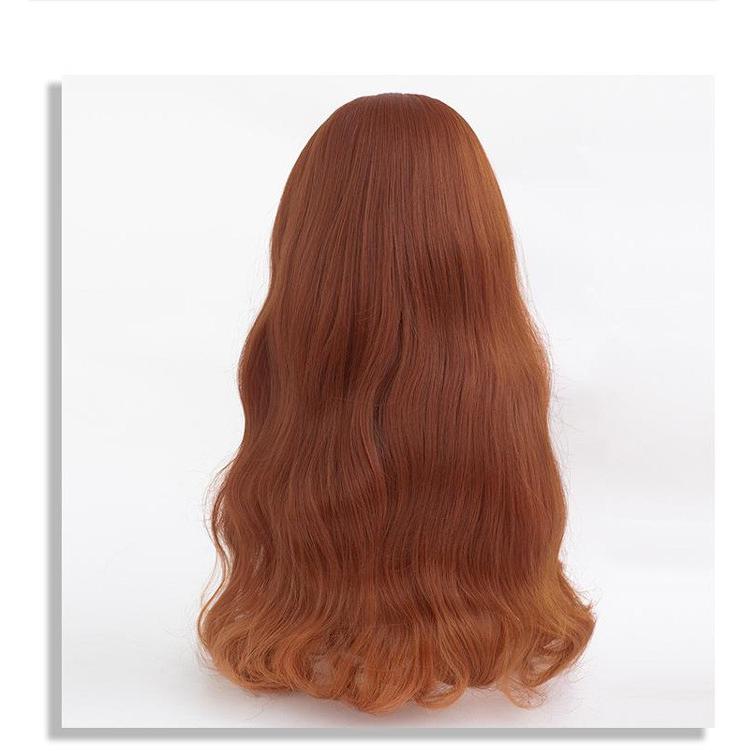 ウィッグ フルウィッグ ロング カール ブラウン オレンジ 姫系 ドール風  グローリーパーク 可愛い コスプレ ブラウン |  | 02