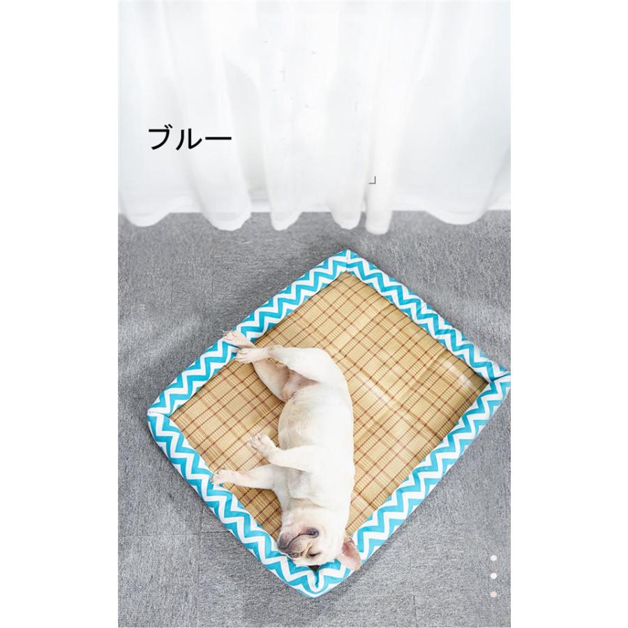 ペットベッド ペットマット ござ ラタンマット 夏 猫用ベッド 犬用ベッド 納涼ベッド 涼しい 涼感 マット 室内用 ペットベッド 洗える |  | 12
