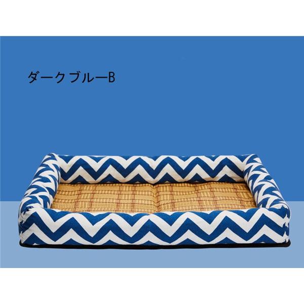 ペットベッド ペットマット ござ ラタンマット 夏 猫用ベッド 犬用ベッド 納涼ベッド 涼しい 涼感 マット 室内用 ペットベッド 洗える |  | 04