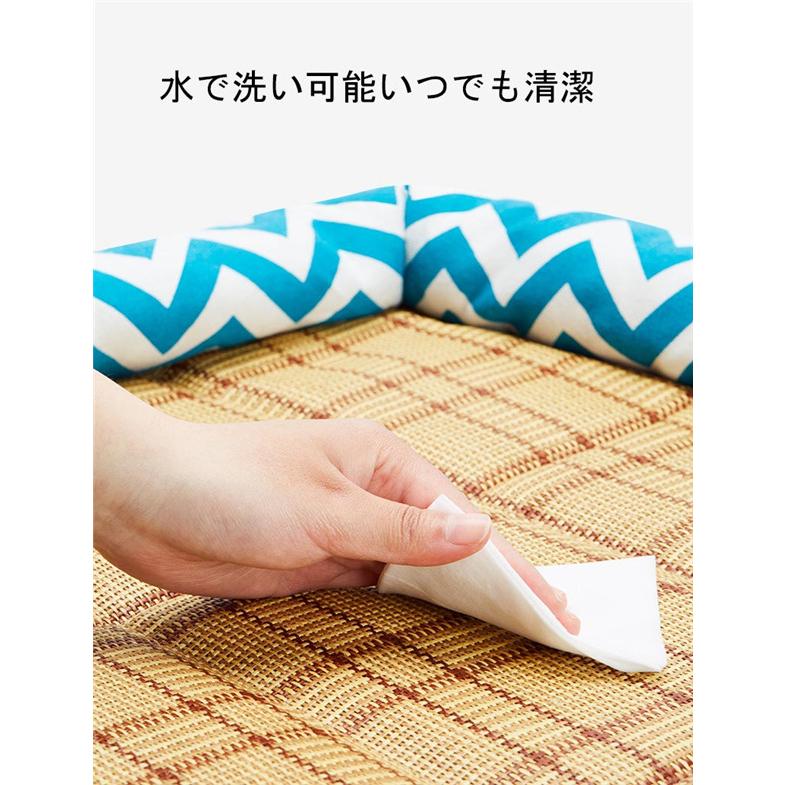 ペットベッド ペットマット ござ ラタンマット 夏 猫用ベッド 犬用ベッド 納涼ベッド 涼しい 涼感 マット 室内用 ペットベッド 洗える |  | 08
