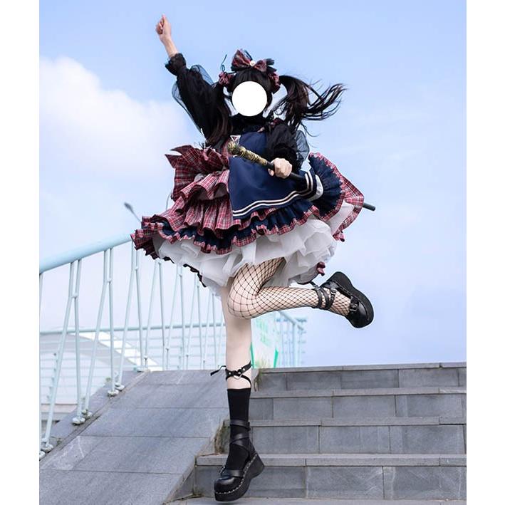 ロリータ ワンピース ゴスロリ 可愛い アイドル ガーリー フリル