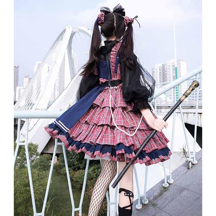 ロリータ ワンピース ゴスロリ 可愛い アイドル ガーリー フリル 