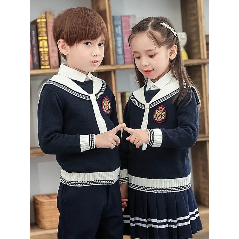 学生服 上下セット キッズ 韓国風 冬服 女の子 男の子 子供服 スクール