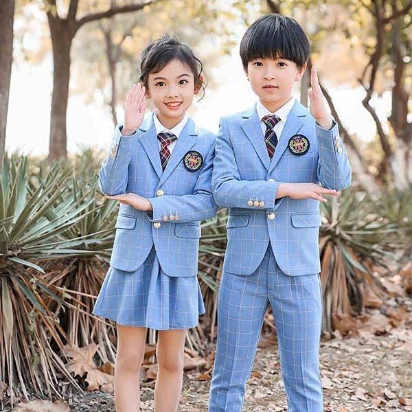 韓国風 スーツ 学生服 上下セット キッズ 女の子 男の子 子供服