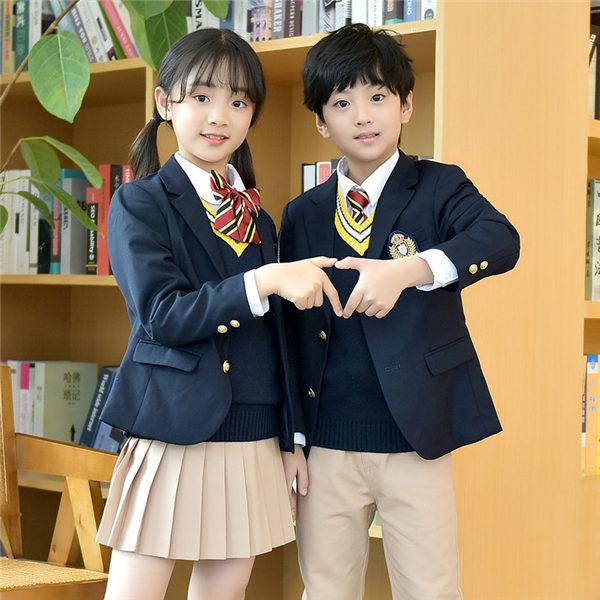 5点セット 卒業式 入学式 スーツ 女の子 男の子 制服 紺 100~180