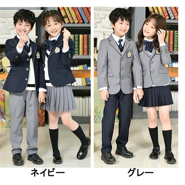 学生服 4点セット 卒業式 スーツ 入学式 子供スーツ 女の子 男の子 制服スーツ ジュニアスーツ キッズ 小学生 中学生 高校生 七五三 韓国風｜fullgrace｜02