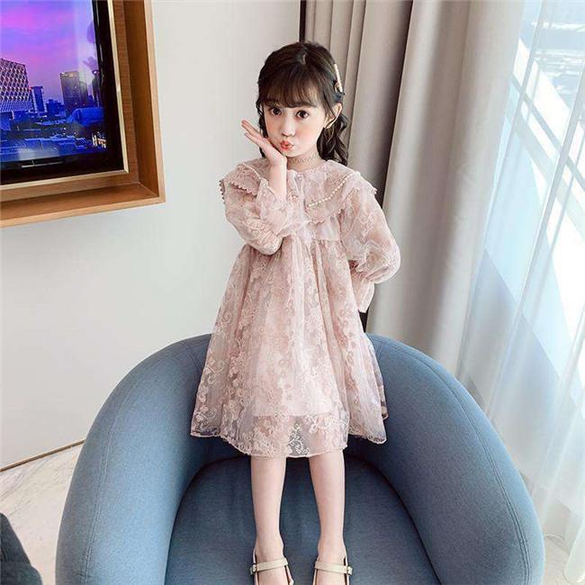 子供 ドレス 長袖 キッズ プリンセス 韓国 子供服ベビー ワンピース