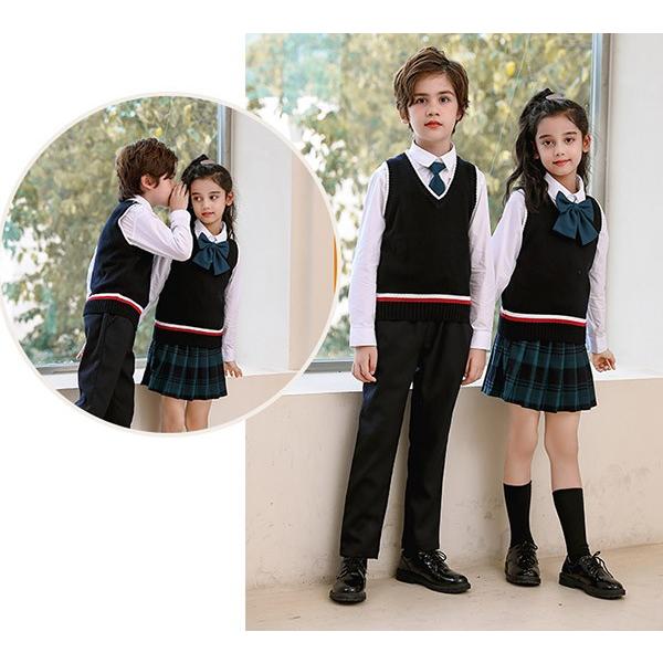 秋冬服 学生服 子供制服 子供カーディガン ユニフォーム 卒業式 入園