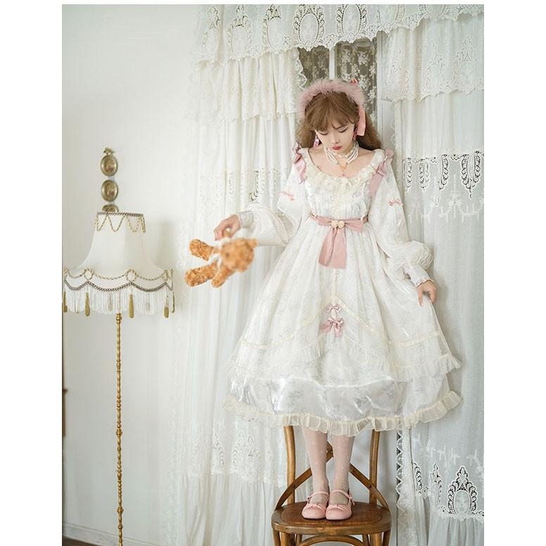ロリータ 白ロリ ワンピース コスプレ レディース コスチューム 衣装