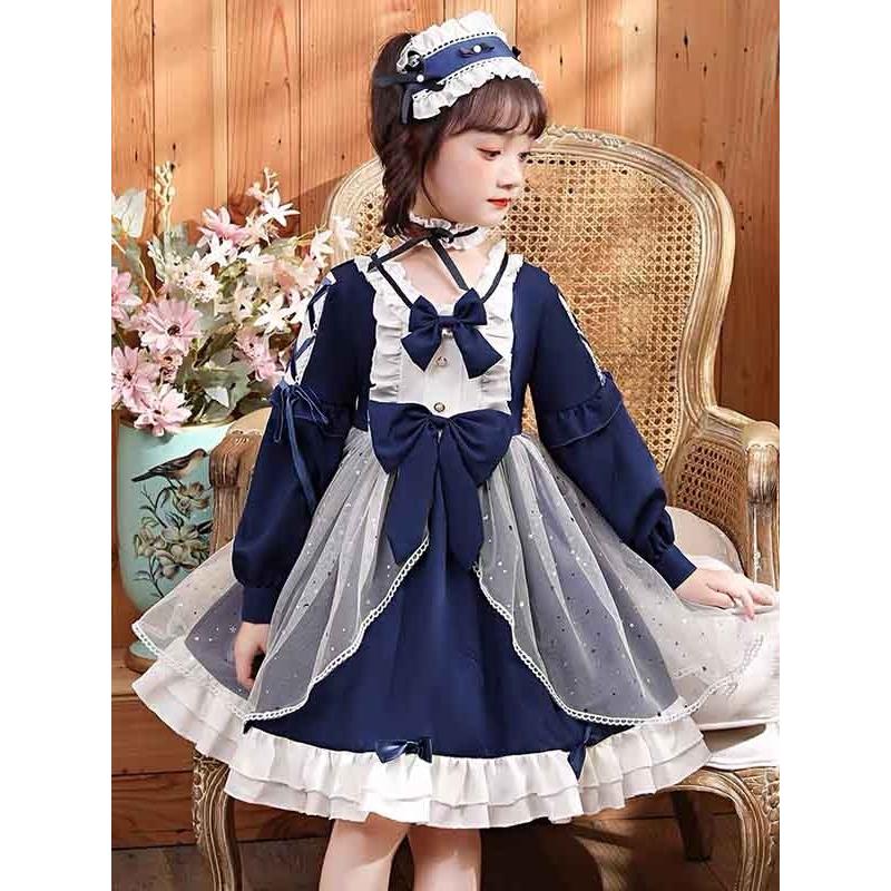 ロリータ ワンピース ゴスロリ Aライン Lolita 子供 キッズ