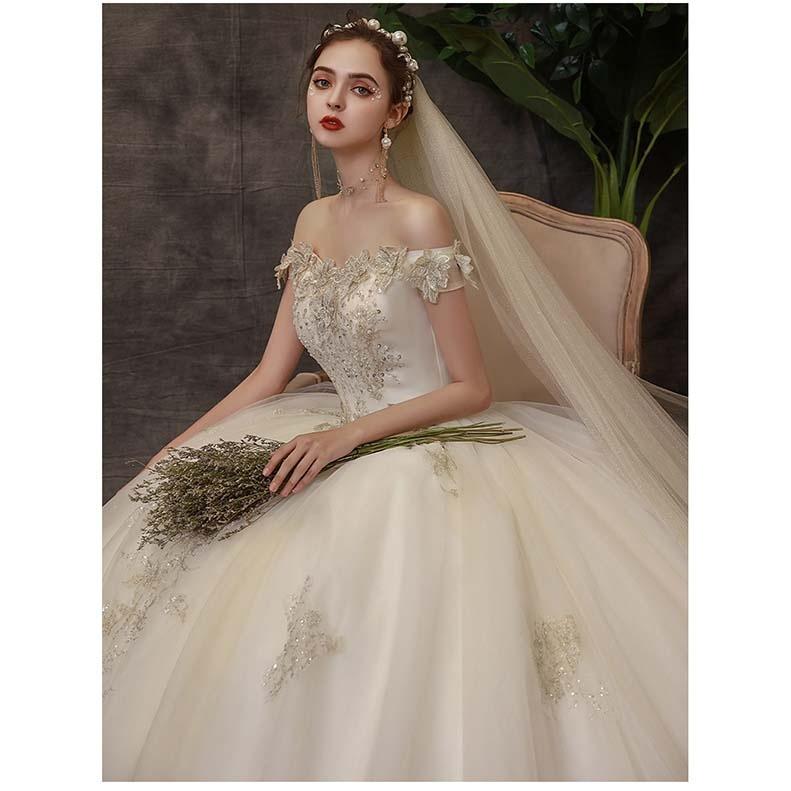 限定価格セール ウェディングドレス 花嫁ドレス オフショルダー 編み上げタイプ プリンセスドレス パーティー 披露宴 撮影 二次会 披露宴 演奏会 ホワイト Dw065ze フルグレース 通販 Yahoo ショッピング 柔らかい Www Ladislexia Net