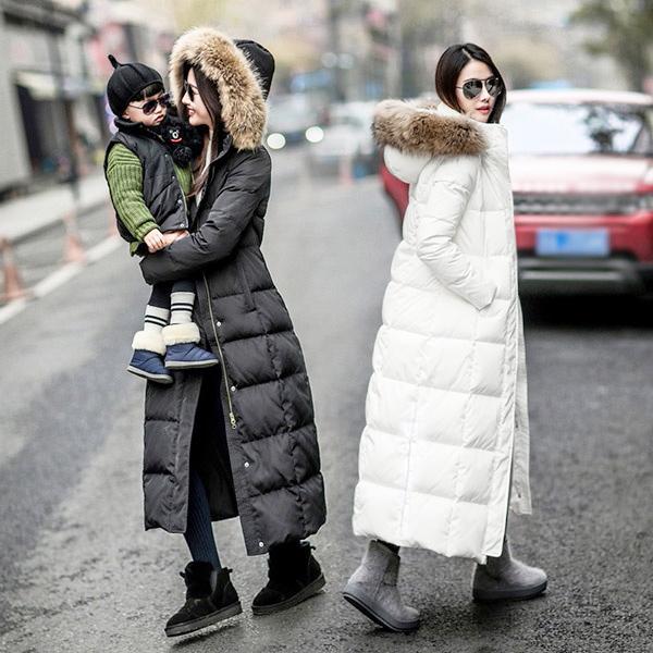 超ロング ダウンコート 防寒性抜群 ダウンジャケット アウター ロング