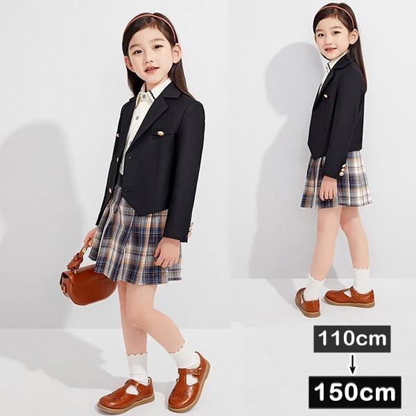子供スーツ 女の子 卒業式スーツ 入学式 スーツ キッズスーツ 女の子 女児スーツ チェックスカート 七五三 ガール 卒園式 入園式 セーラー服 ３点 付けない Www Geminicorp Be