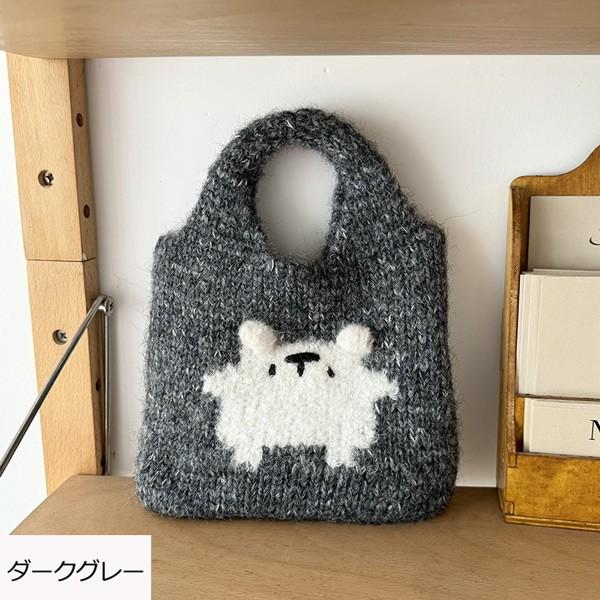レディース ニットバッグ ハンドバッグ手提げ ミニバッグお出かけ可愛いバッグ日常用　小さいサイズでとても便利 |  | 09