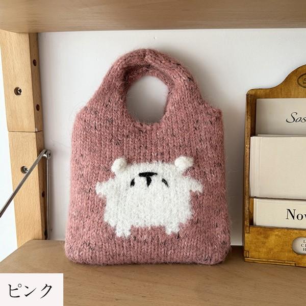 レディース ニットバッグ ハンドバッグ手提げ ミニバッグお出かけ可愛いバッグ日常用　小さいサイズでとても便利 |  | 06