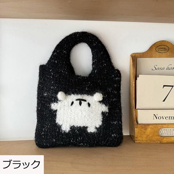 レディース ニットバッグ ハンドバッグ手提げ ミニバッグお出かけ可愛いバッグ日常用　小さいサイズでとても便利 |  | 07