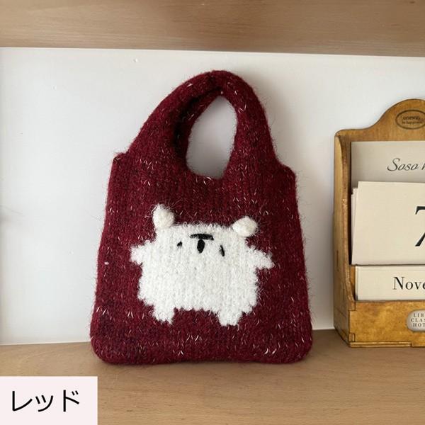 レディース ニットバッグ ハンドバッグ手提げ ミニバッグお出かけ可愛いバッグ日常用　小さいサイズでとても便利 |  | 08